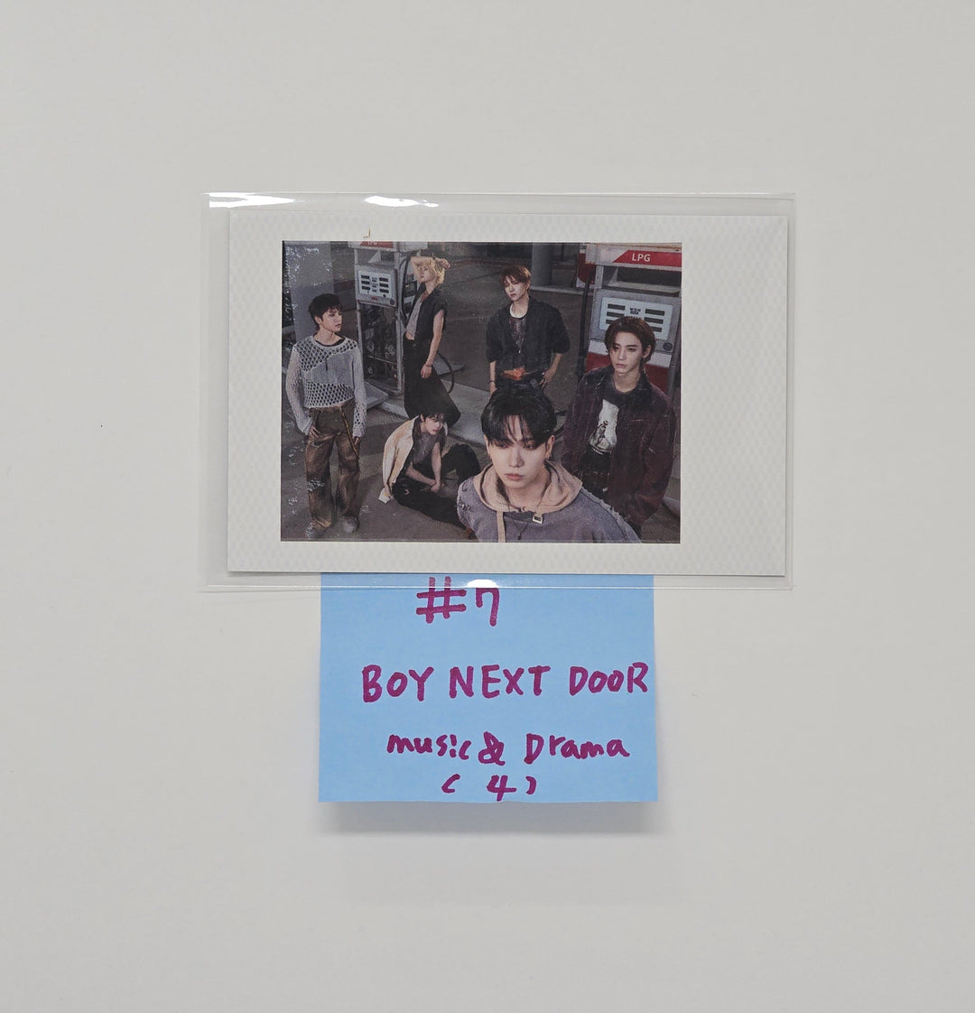 BOYNEXTDOOR  5th EP "The Action" - Music & Drama Pre-Order Benefit Polaroid type Photocard [25.10.27]