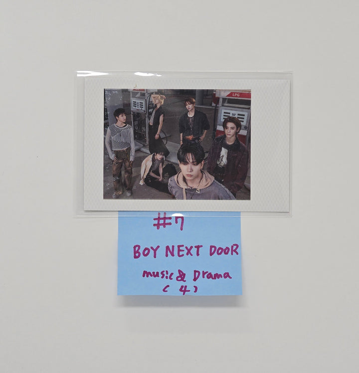 BOYNEXTDOOR  5th EP "The Action" - Music & Drama Pre-Order Benefit Polaroid type Photocard [25.10.27]
