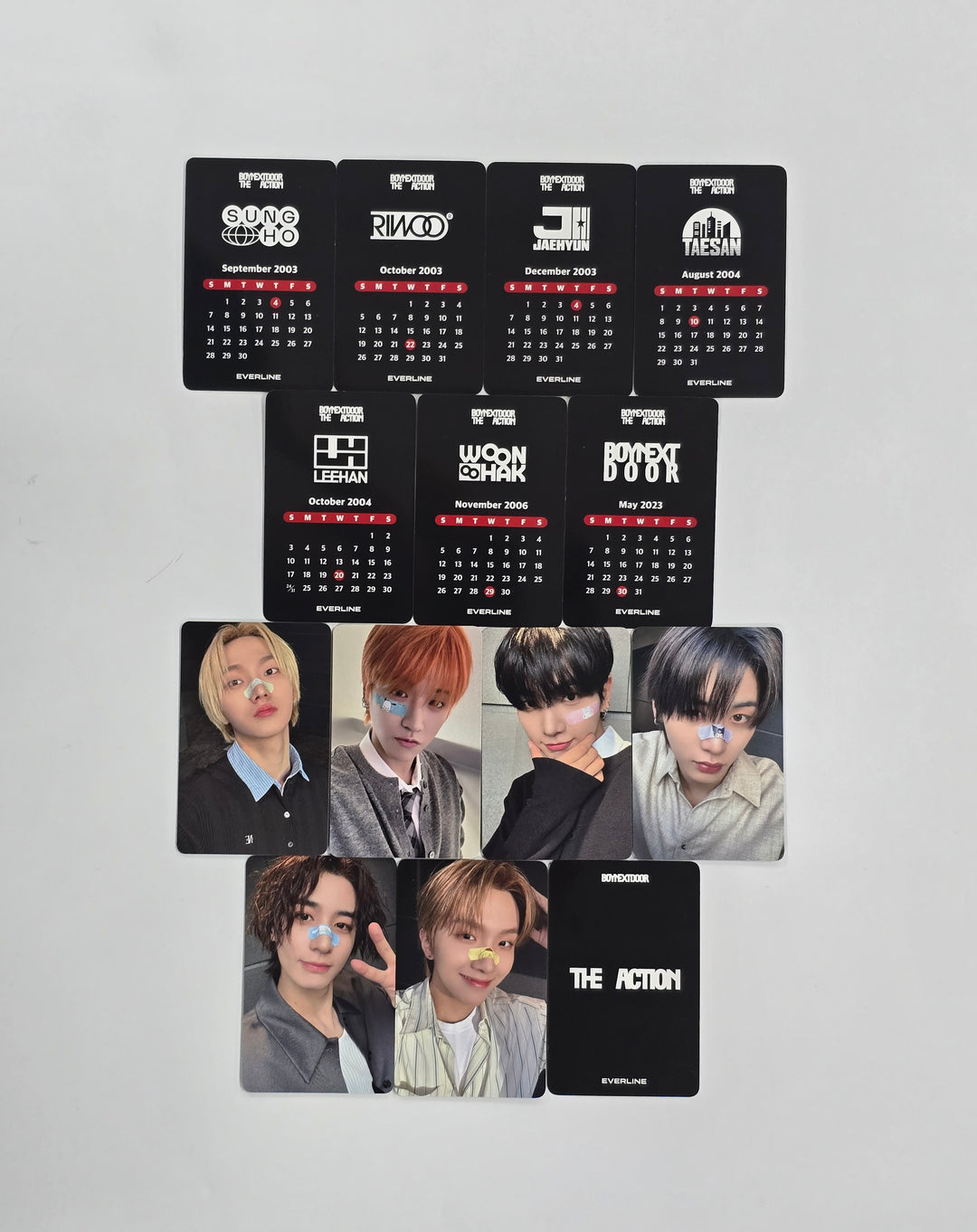 BOYNEXTDOOR  5th EP "The Action" - Everline Pre-Order Benefit Photocard (Photobook, Frame ver.) [25.10.27]