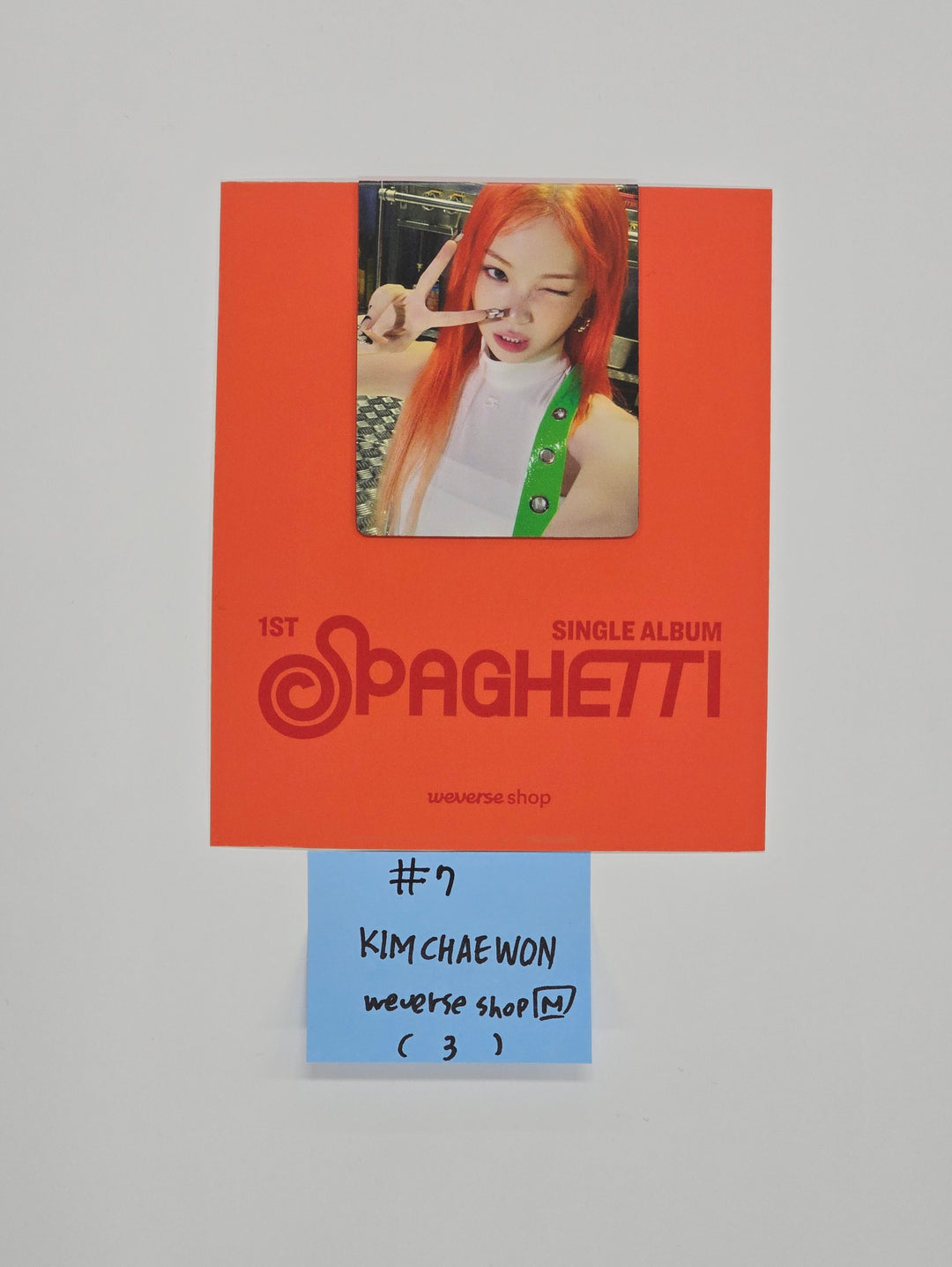 Le Sserafim "SPAGHETTI" - Weverse Shop Pre-Order Benefit Photocard [25.10.27]