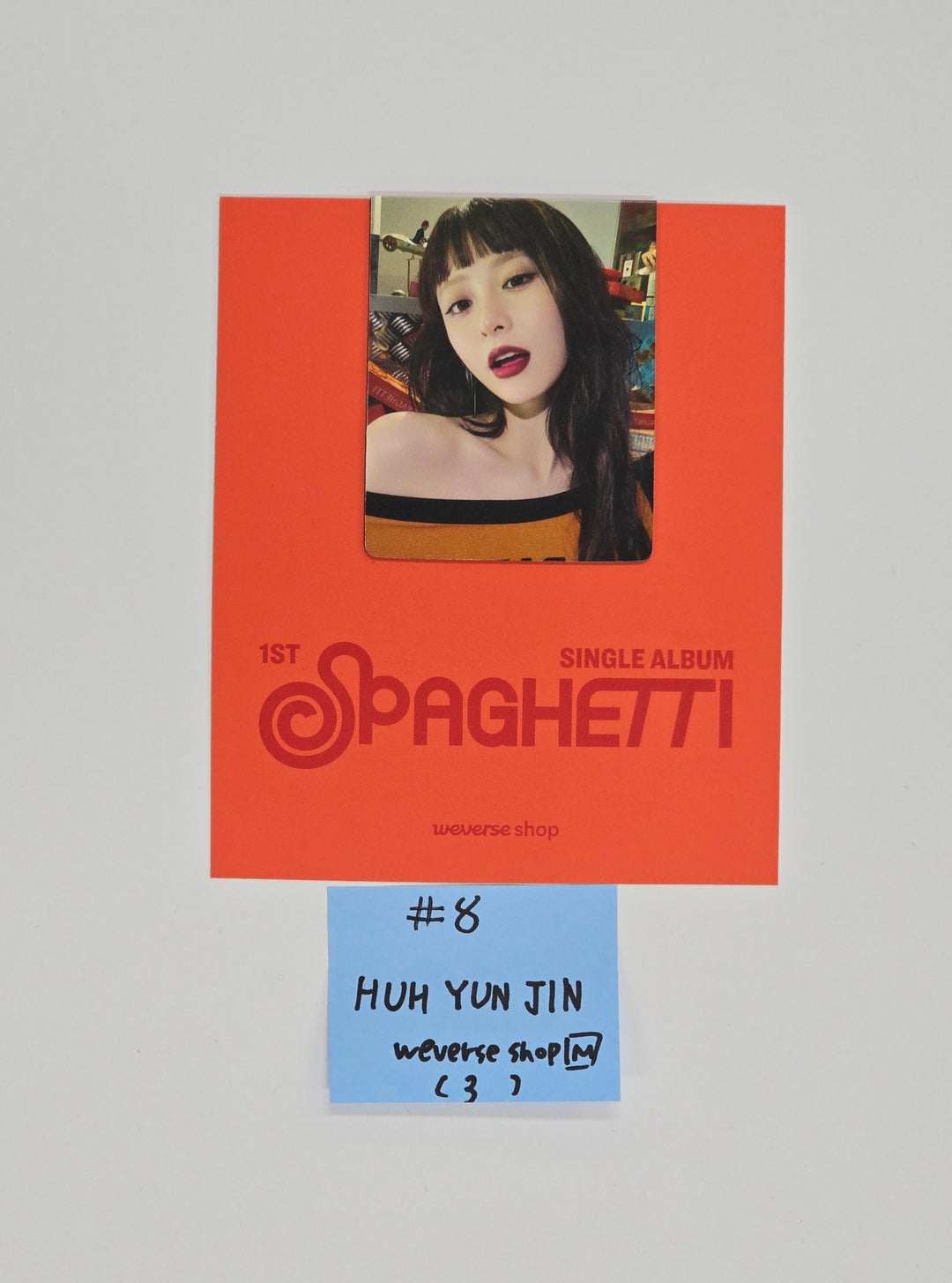 Le Sserafim "SPAGHETTI" - Weverse Shop Pre-Order Benefit Photocard [25.10.27]