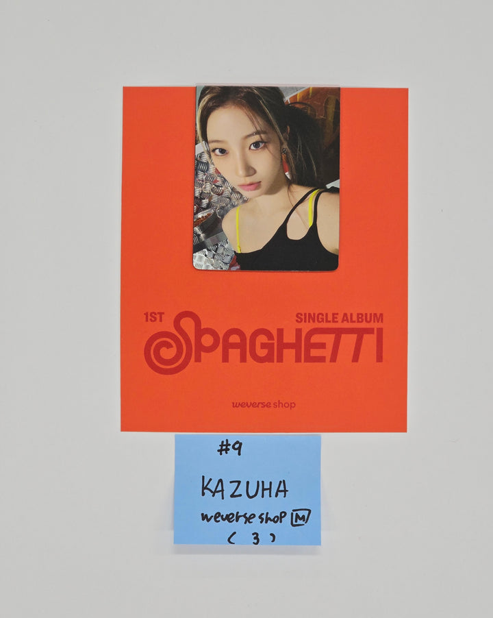 Le Sserafim "SPAGHETTI" - Weverse Shop Pre-Order Benefit Photocard [25.10.27]