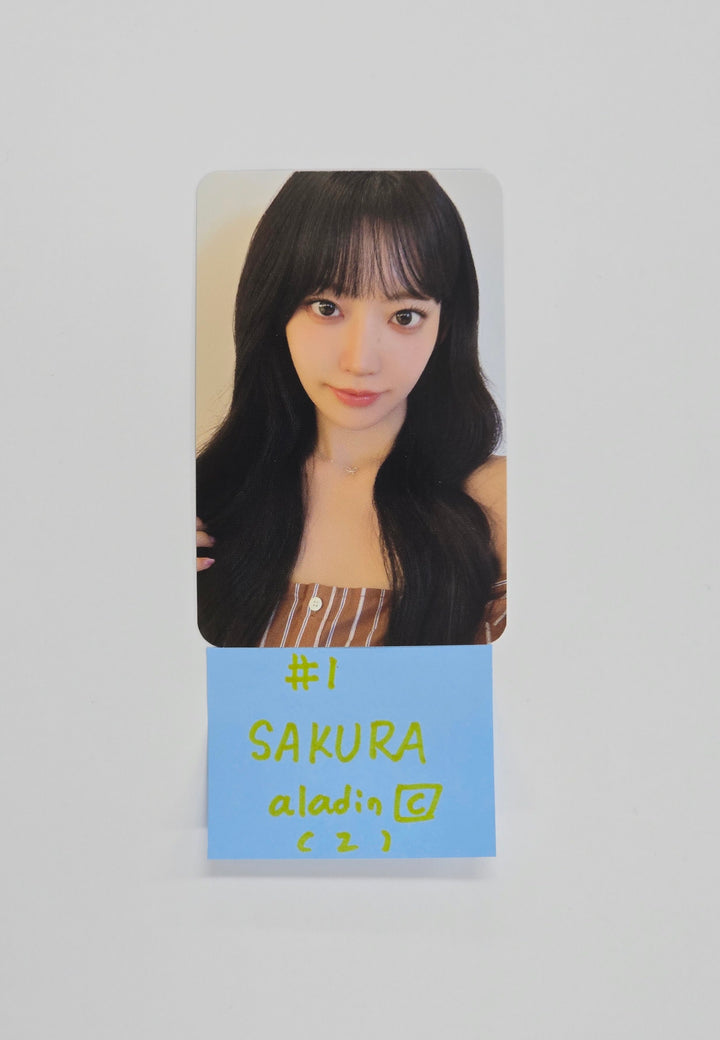 Le Sserafim "SPAGHETTI" - Aladin Pre-Order Benefit Photocard (Compact Ver.) [25.10.27]