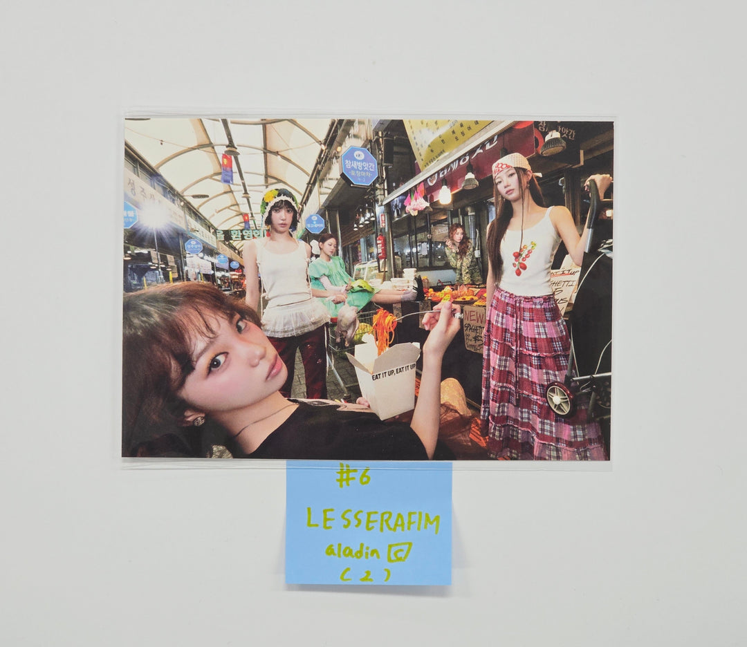 Le Sserafim "SPAGHETTI" - Aladin Pre-Order Benefit Photocard (Compact Ver.) [25.10.27]