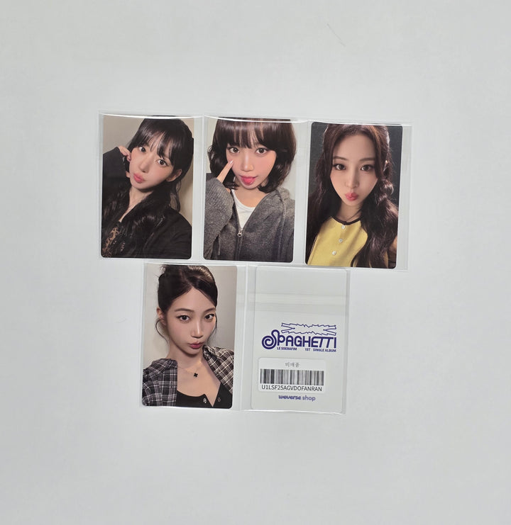 Le Sserafim "SPAGHETTI" - Weverse Shop Fansign Event Photocard [25.10.27]