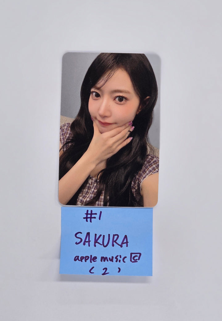 Le Sserafim "SPAGHETTI" - Apple Music Pre-Order Benefit Photocard (Compact Ver.) [25.10.27]