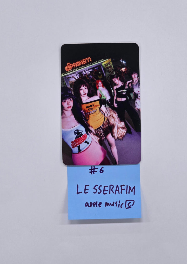 Le Sserafim "SPAGHETTI" - Apple Music Pre-Order Benefit Photocard (Compact Ver.) [25.10.27]