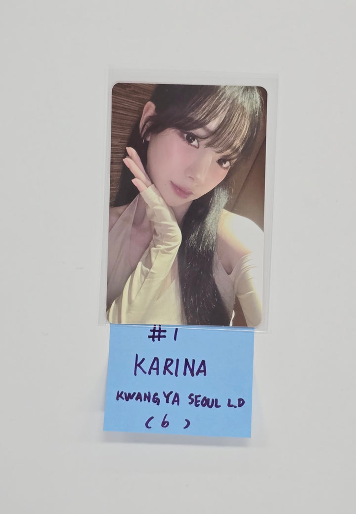 Aespa "Rich Man" - Kwangya Seoul Lucky Draw Event Photocard [25.10.27]
