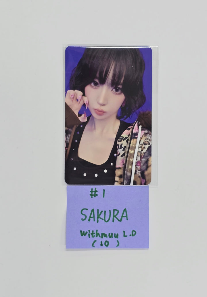 Le Sserafim "SPAGHETTI" - Withmuu Lucky Draw Event Photocard [25.10.27]