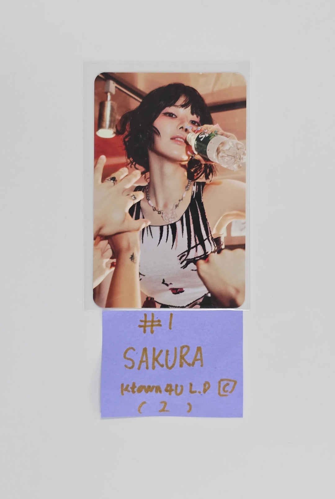 Le Sserafim "SPAGHETTI" - Ktown4U Lucky Draw Event Photocard (comepact ver.) [25.10.27]