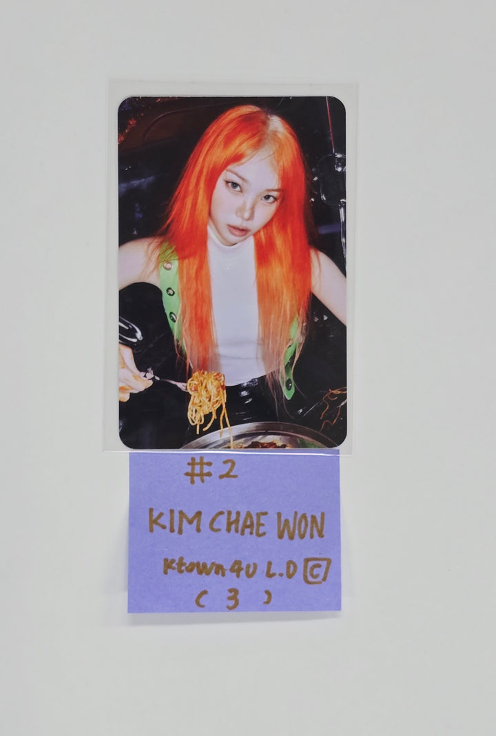 Le Sserafim "SPAGHETTI" - Ktown4U Lucky Draw Event Photocard (comepact ver.) [25.10.27]