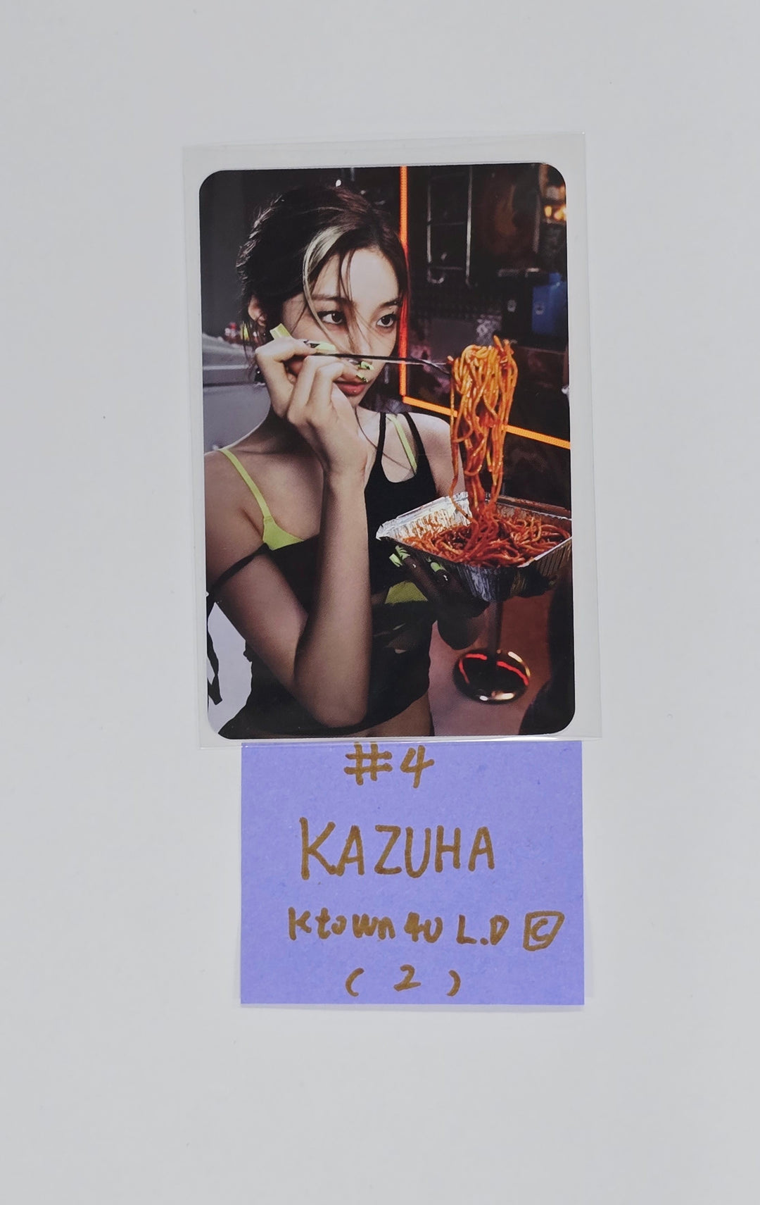 Le Sserafim "SPAGHETTI" - Ktown4U Lucky Draw Event Photocard (comepact ver.) [25.10.27]