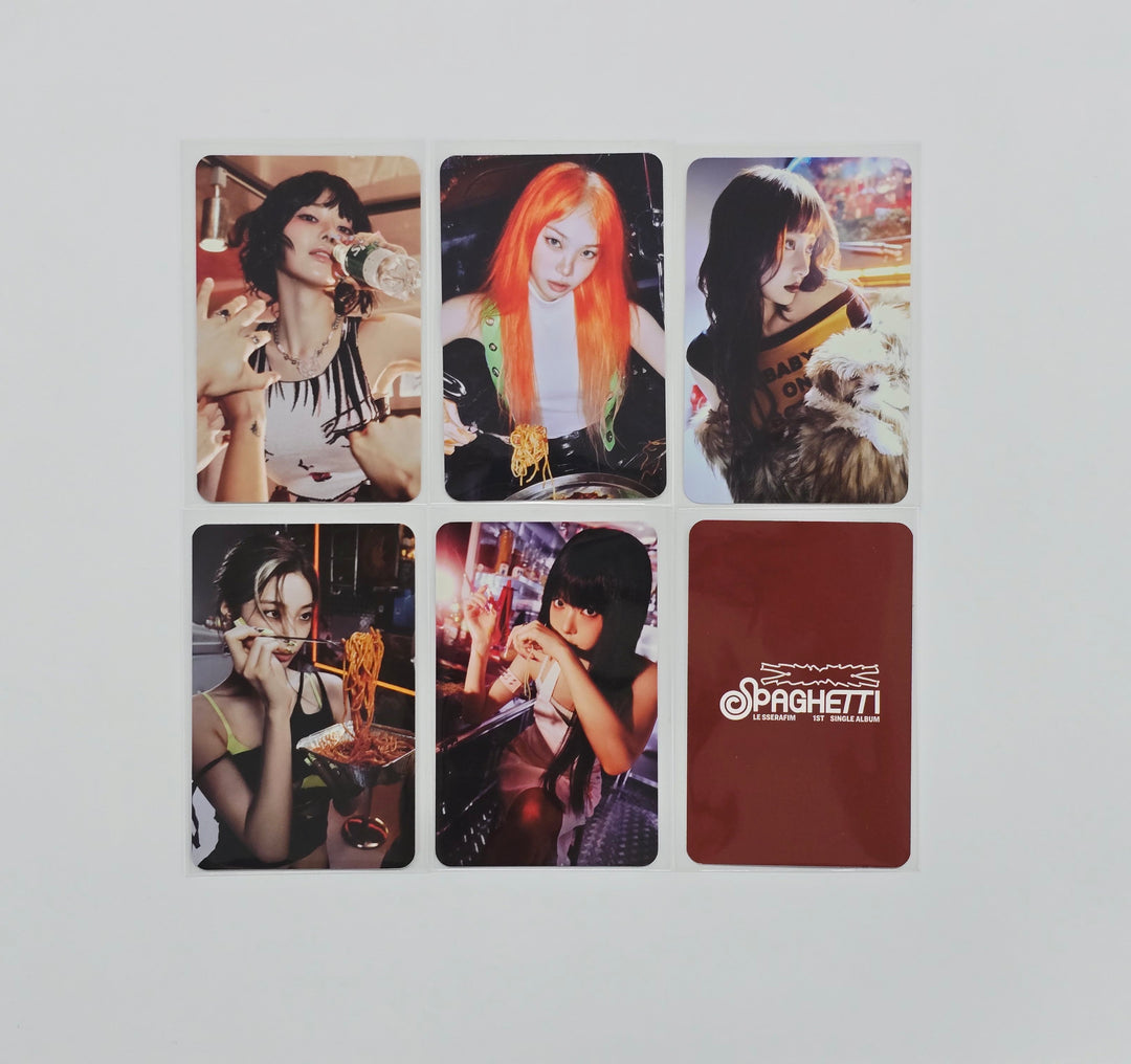 Le Sserafim "SPAGHETTI" - Ktown4U Lucky Draw Event Photocard (comepact ver.) [25.10.27]