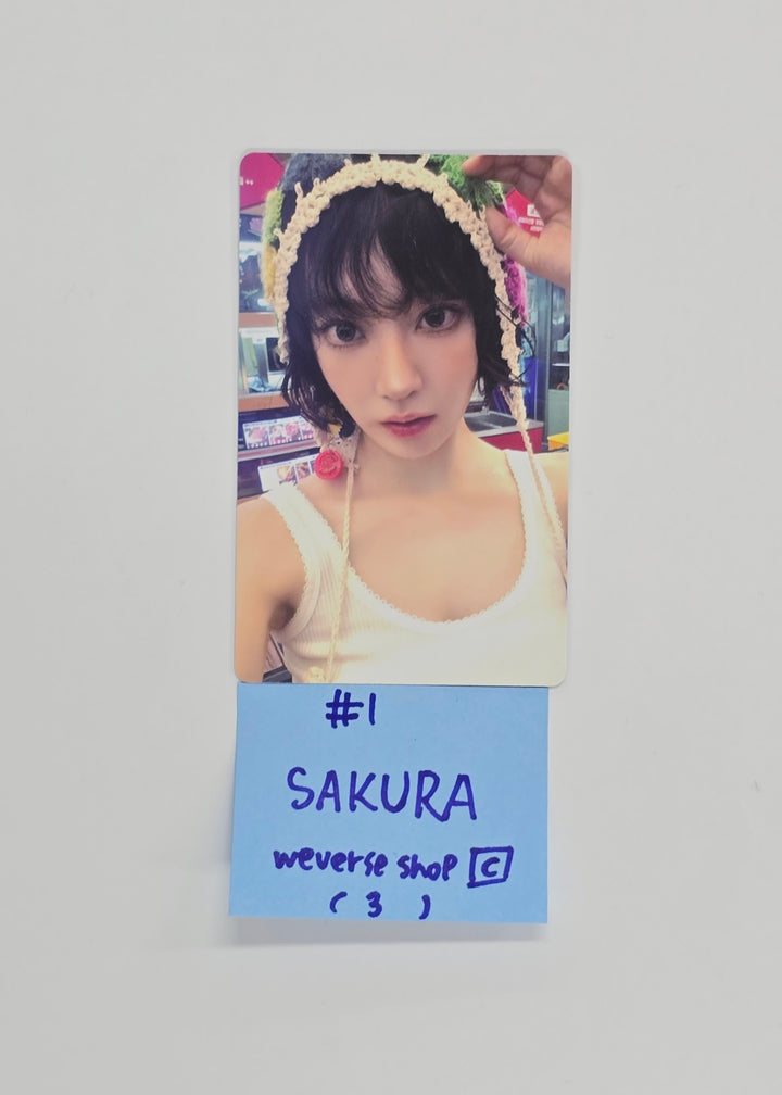 Le Sserafim "SPAGHETTI" - Weverse Shop Pre-Order Benefit Photocard (Compact Ver.) [25.10.27]