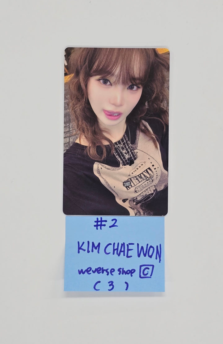 Le Sserafim "SPAGHETTI" - Weverse Shop Pre-Order Benefit Photocard (Compact Ver.) [25.10.27]