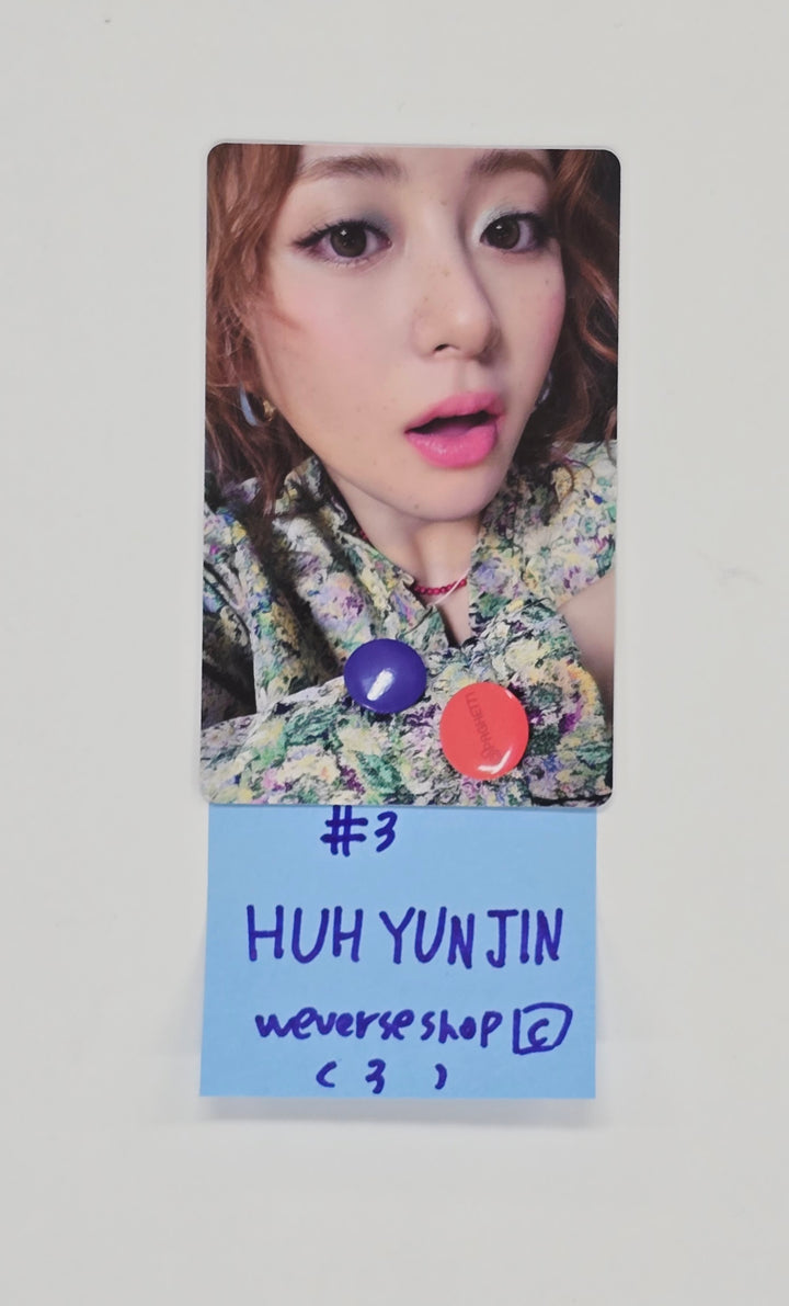 Le Sserafim "SPAGHETTI" - Weverse Shop Pre-Order Benefit Photocard (Compact Ver.) [25.10.27]