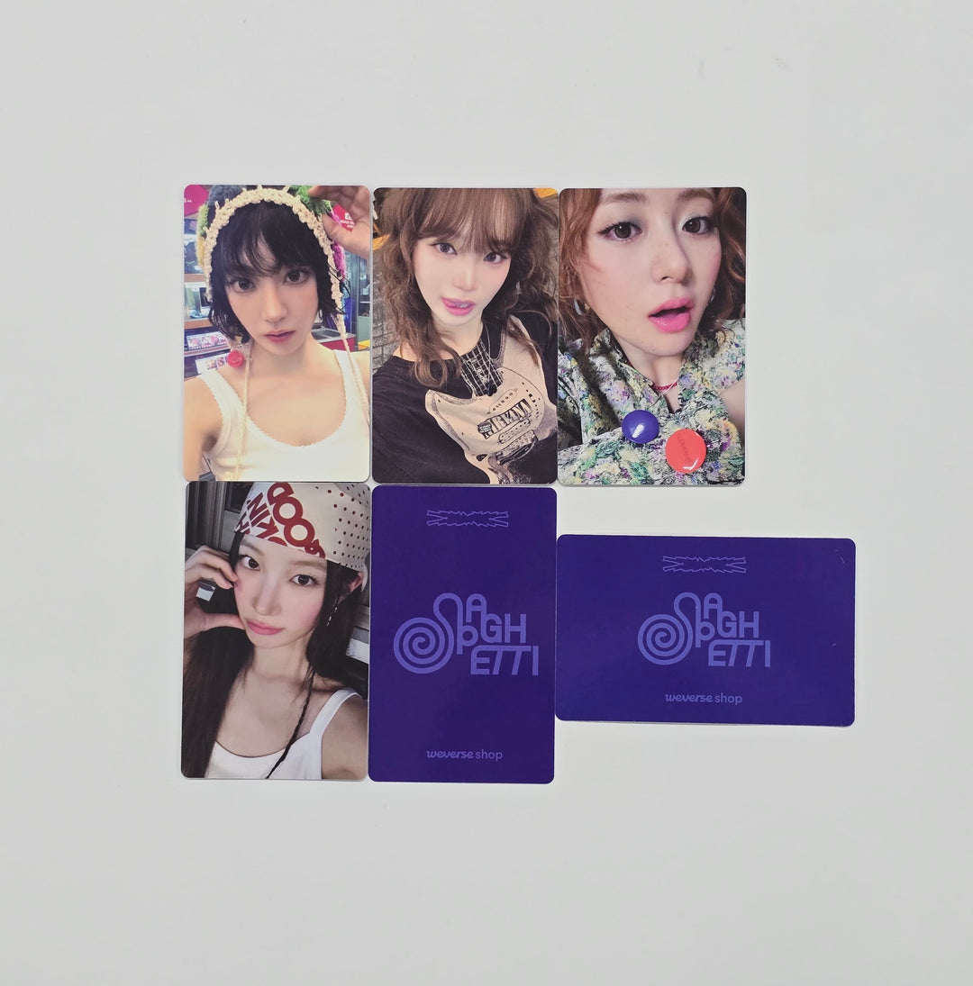 Le Sserafim "SPAGHETTI" - Weverse Shop Pre-Order Benefit Photocard (Compact Ver.) [25.10.27]