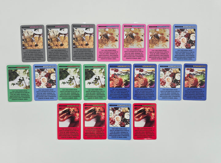 Le Sserafim "SPAGHETTI" - Official Photocard (comepact ver.) [25.10.27]