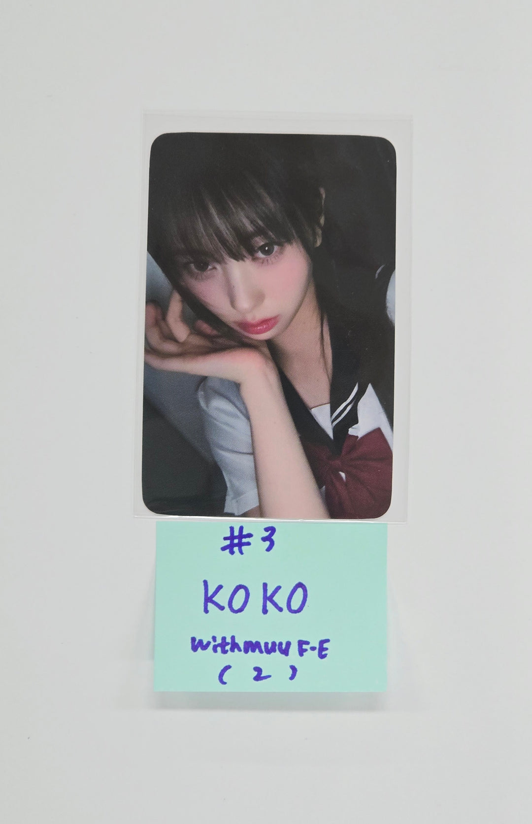 IZNA "Not Just Pretty" - Withmuu Fansign Event Photocard [25.10.28]