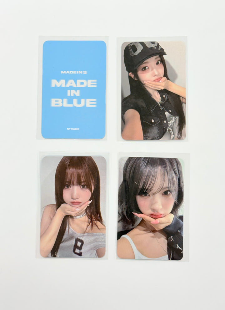 MADEIN S "MADE in BLUE" - NY Music Fansign Event Photocard [25.10.28]