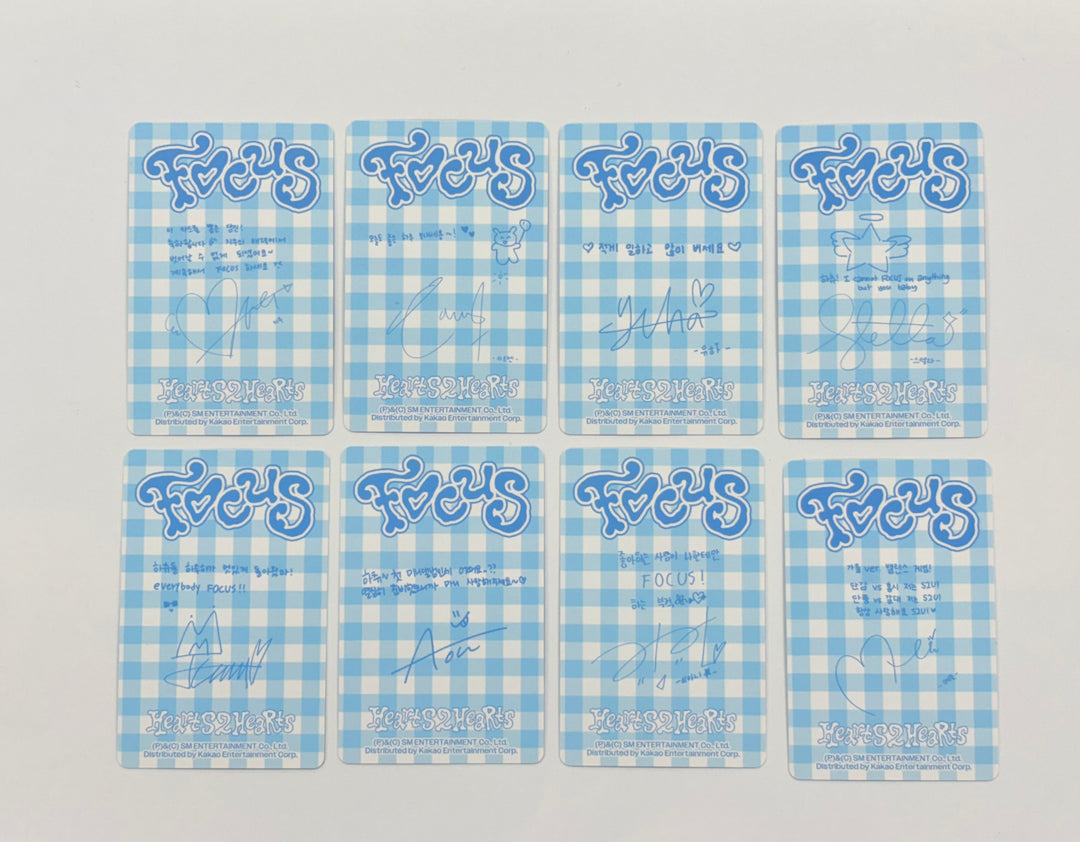 Hearts2Hearts "Focus" - Official Photocard (SMini Ver.) [25.10.28]