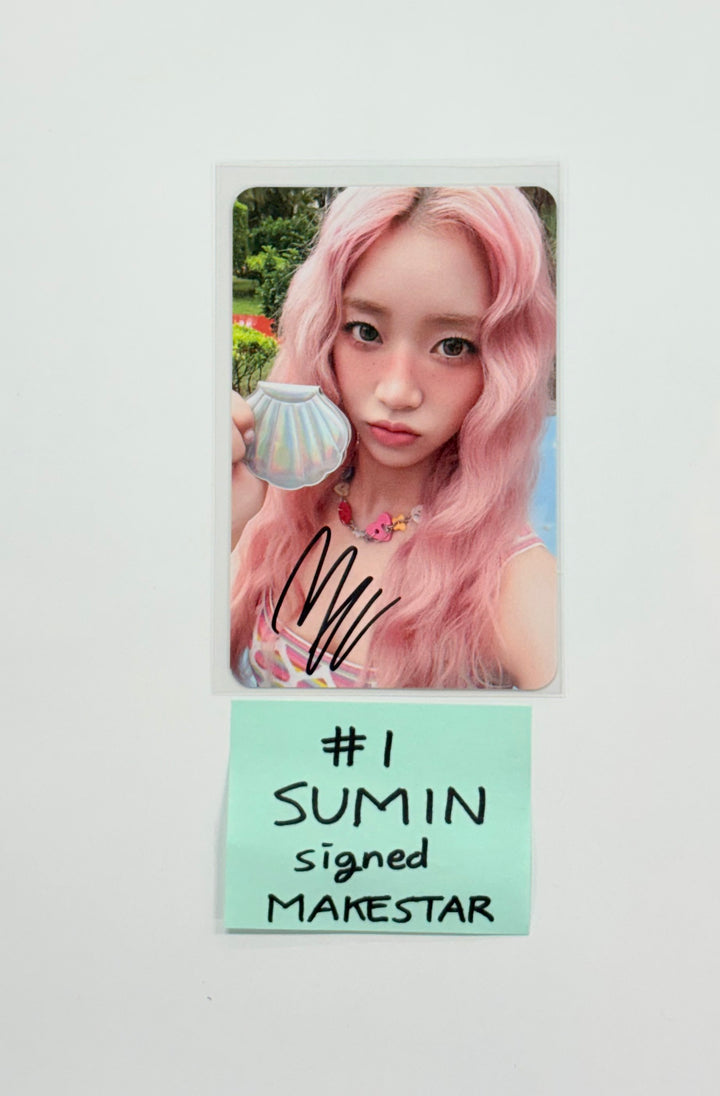 SUMIN (of STAYC) "I WANT IT" - Makestar Fansign Event Winner Photocard [25.10.28]