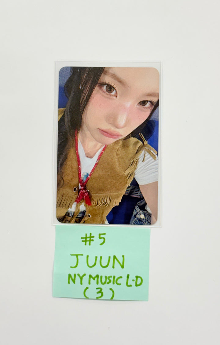 Hearts2Hearts "Focus" - NY Music Lucky Draw Event Photocard (SMini Ver.) [25.10.28]