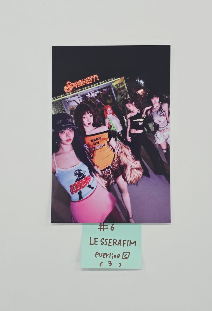 Le Sserafim "SPAGHETTI" - Everline Pre-Order Benefit Photocard (Compact Ver.) [25.10.28]