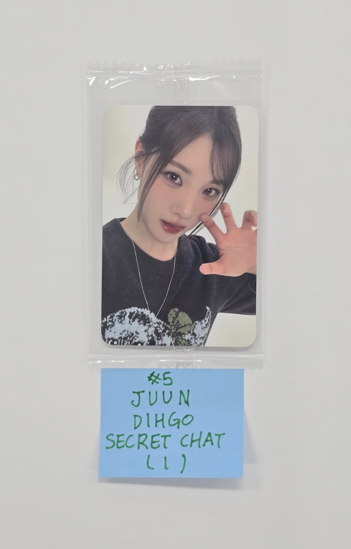 Hearts2Hearts "Focus" - Ktown4U Dingo Music Secrt Chat Gift Event Photocard (SMini Ver.) [25.10.30]