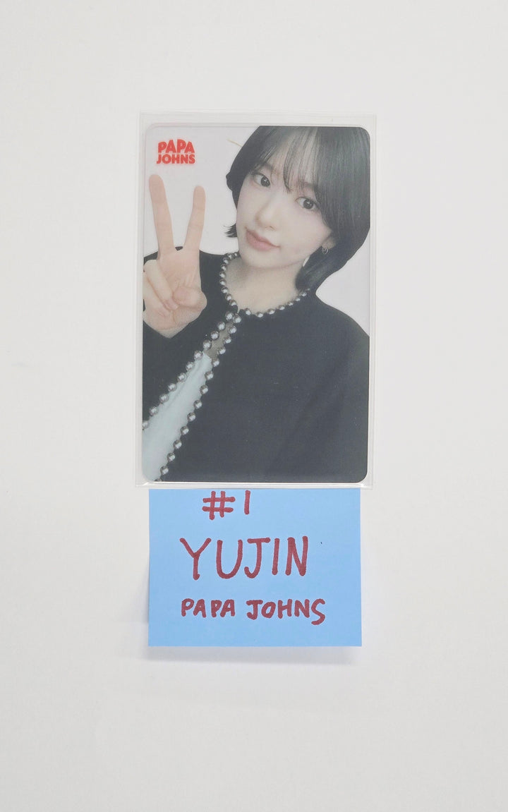 IVE - "IVE X Papa John's Pizza" Event PVC Photocard Round 4 [25.10.30]