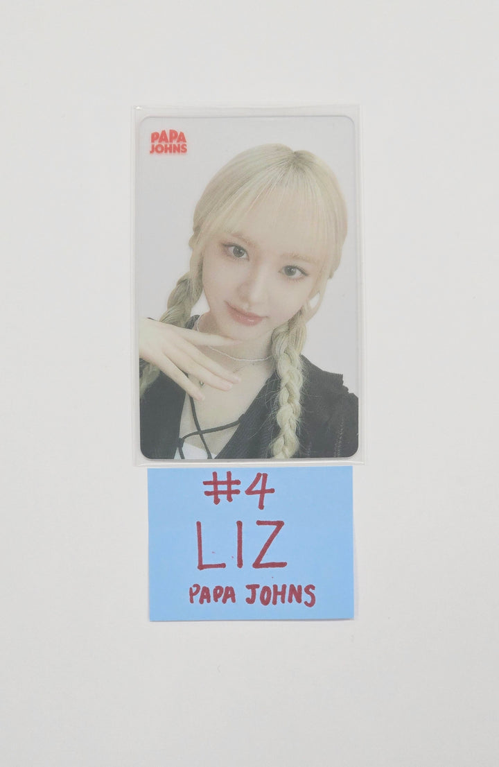 IVE - "IVE X Papa John's Pizza" Event PVC Photocard Round 4 [25.10.30]