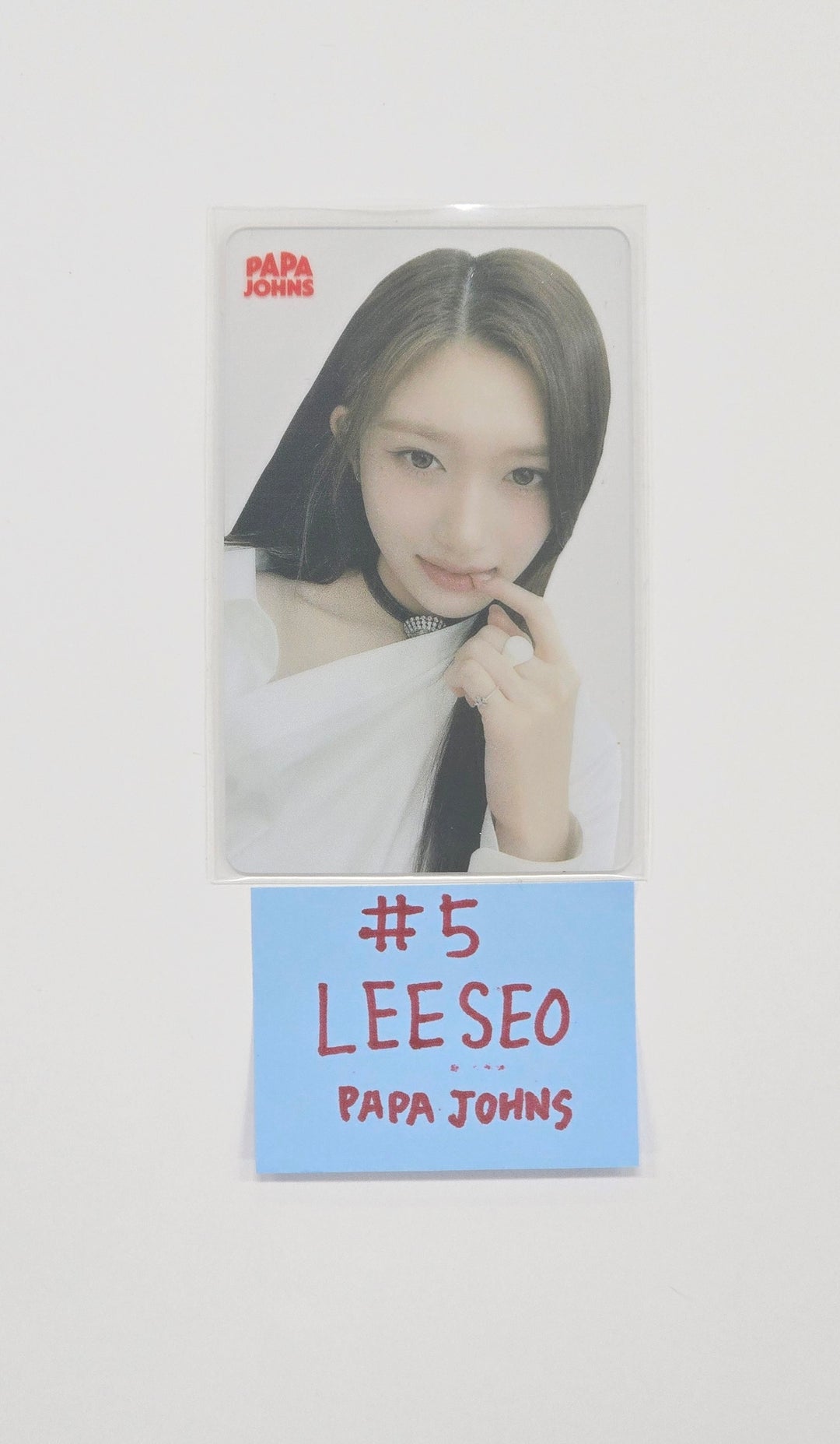 IVE - "IVE X Papa John's Pizza" Event PVC Photocard Round 4 [25.10.30]