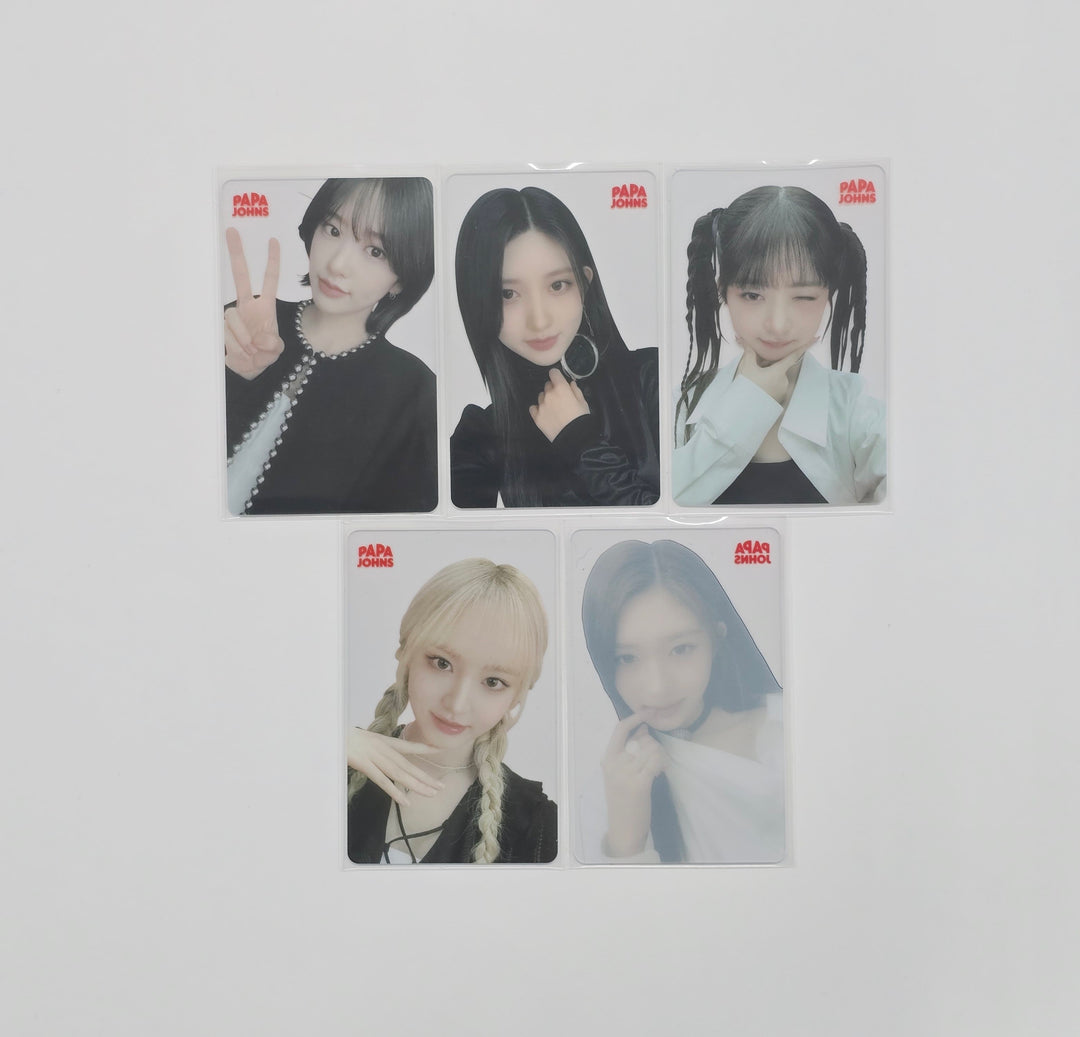 IVE - "IVE X Papa John's Pizza" Event PVC Photocard Round 4 [25.10.30]