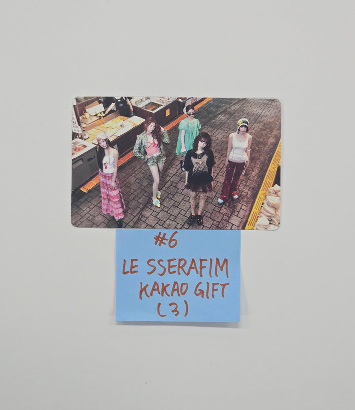 Le Sserafim "SPAGHETTI" - Kakao Gift Event Photocard (Compact Ver.) [25.10.30]