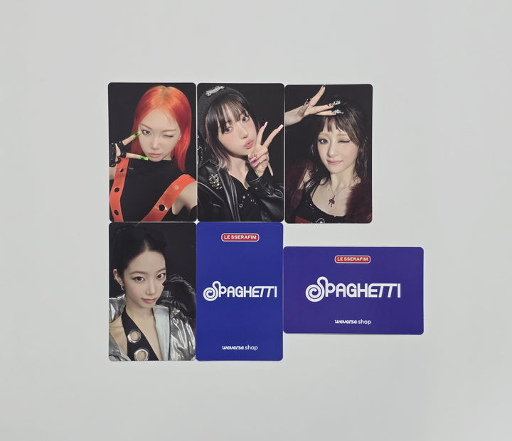 Le Sserafim "SPAGHETTI" - Kakao Gift Event Photocard (Compact Ver.) [25.10.30]
