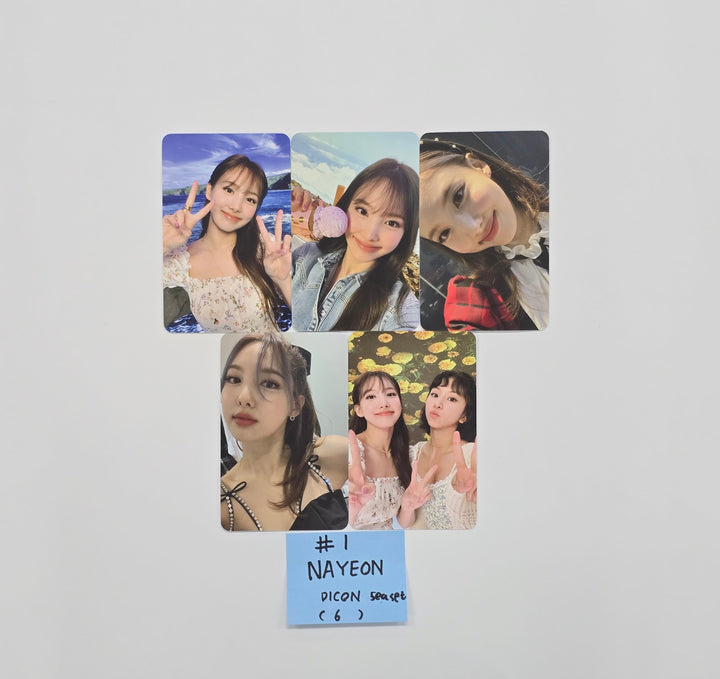 TWICE - DICON DFESTA Photocard 5ea set [25.10.30]