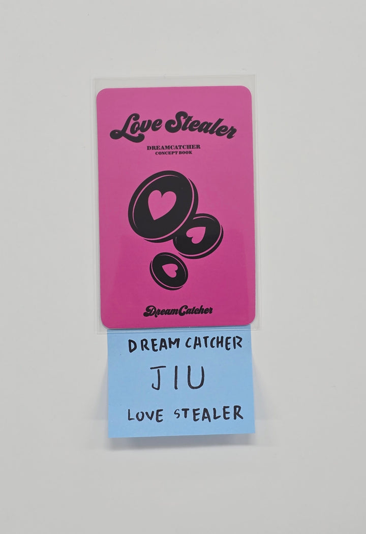 JIU (of DREAMCATCHER) - DREAMCATCHER CONCEPT BOOK lenticular Photocard  (Love Stealer ver.) [25.10.30]