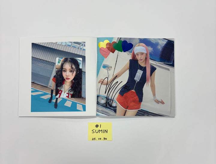 SUMIN (of STAYC) "I WANT IT" - Hand Autographed(Signed) Album [25.10.30]