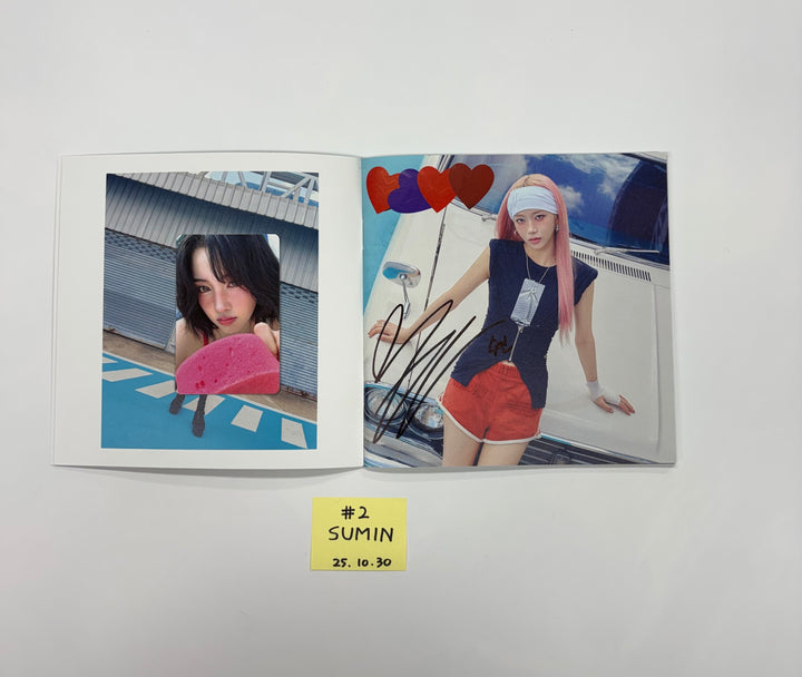 SUMIN (of STAYC) "I WANT IT" - Hand Autographed(Signed) Album [25.10.30]