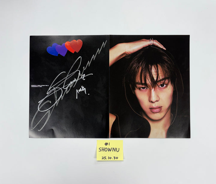 MONSTA X "THE X" - A Cut Page From Fansign Event Album [25.10.30]