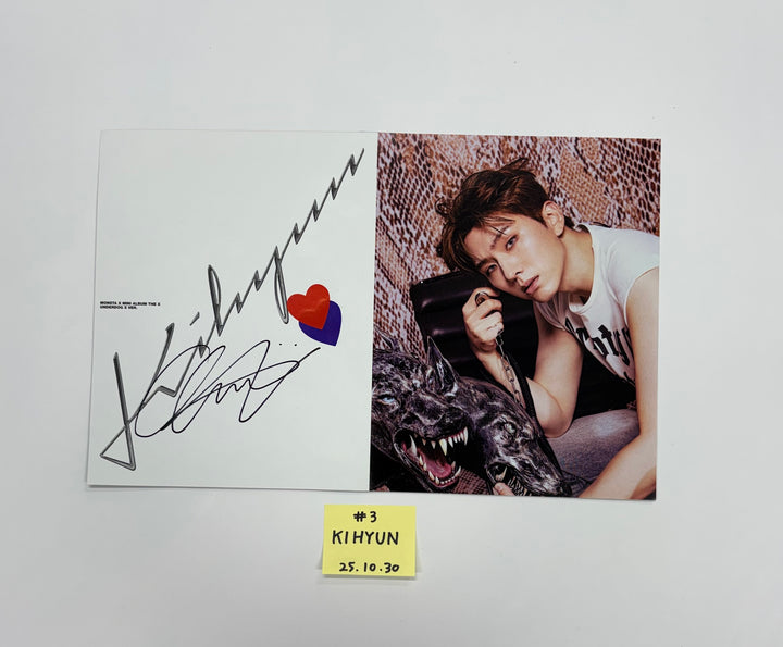 MONSTA X "THE X" - A Cut Page From Fansign Event Album [25.10.30]