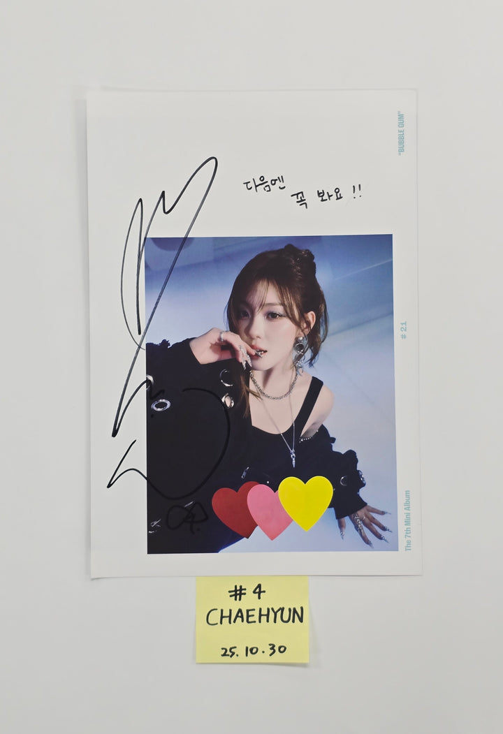 Kep1er "BUBBLE GUM" - A Cut Page From Fansign Event Album [25.10.30]