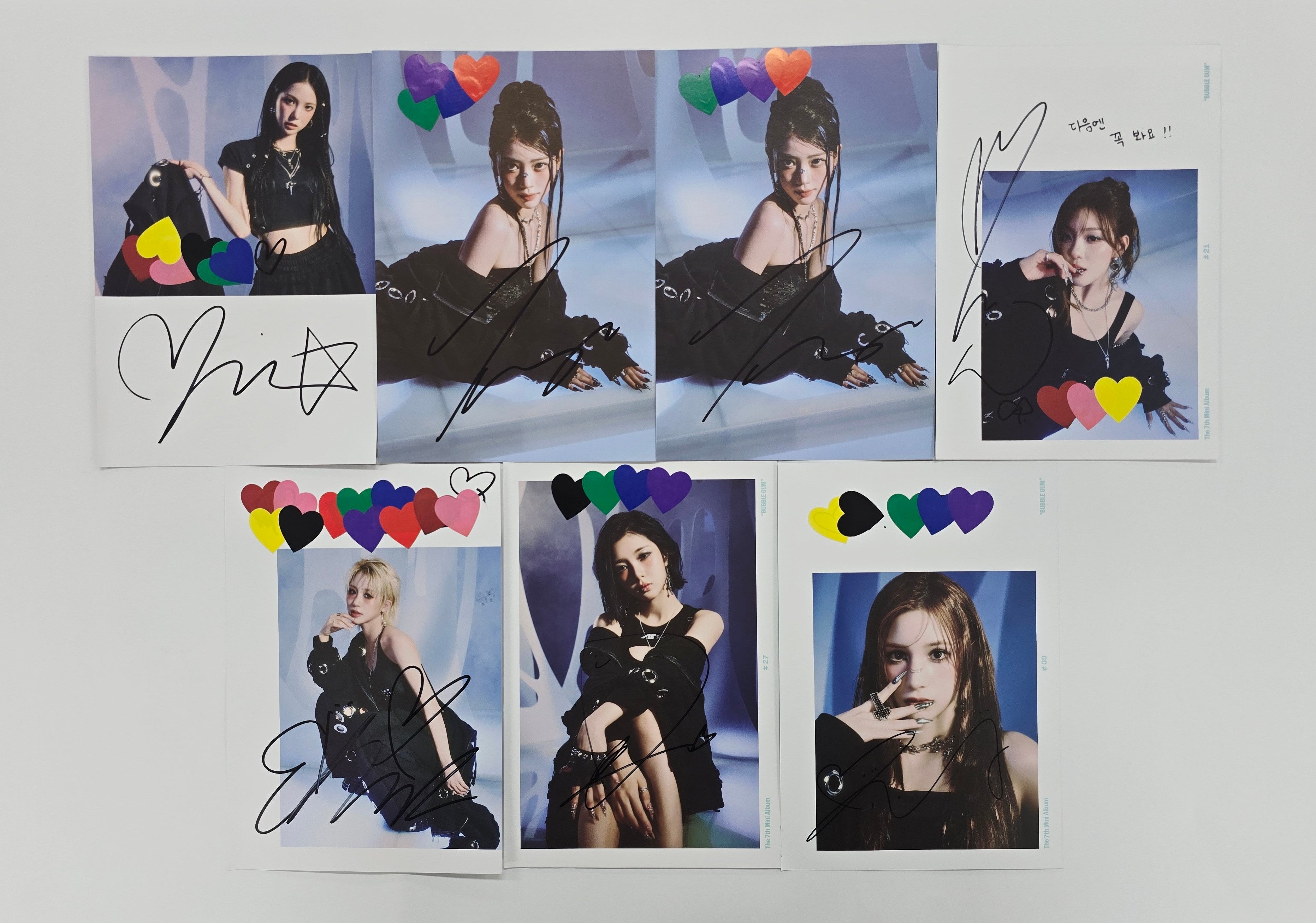 Kep1er BUBBLE GUM ヒエ ユジン ユニットサイン入りポラ チェキ Kep1er BUBBLE GUM ヒエ ユジン ユニットサイン入りポラ チェキ