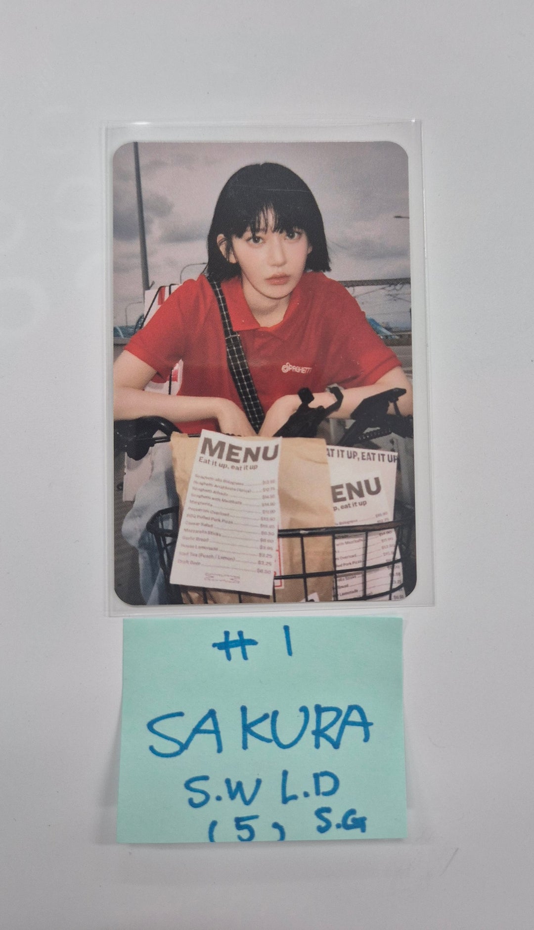 Le Sserafim "SPAGHETTI" - Soundwave Lucky Draw Event Photocard (special gift, photobook, comepact ver.) [25.10.31]