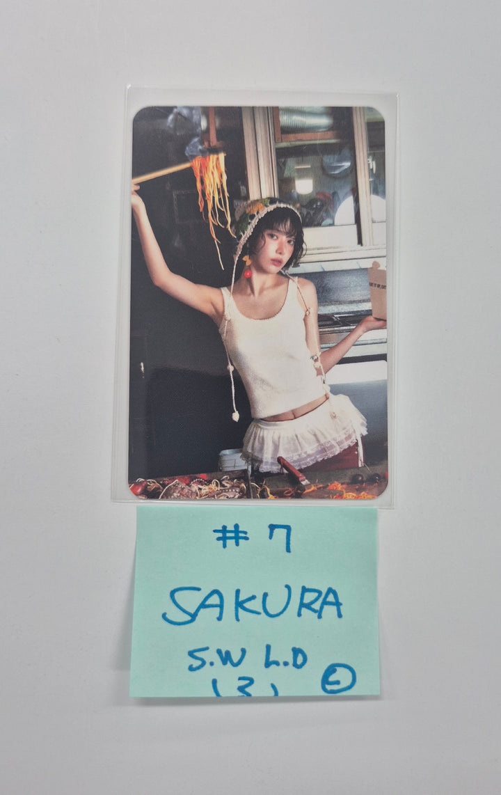 Le Sserafim "SPAGHETTI" - Soundwave Lucky Draw Event Photocard (special gift, photobook, comepact ver.) [25.10.31]