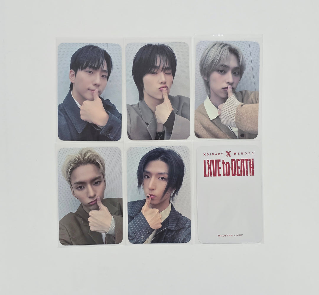 Xdinary Heroes "LXVE to DEATH" - Who's Fan Lucky Draw Event Photocard [25.10.31]