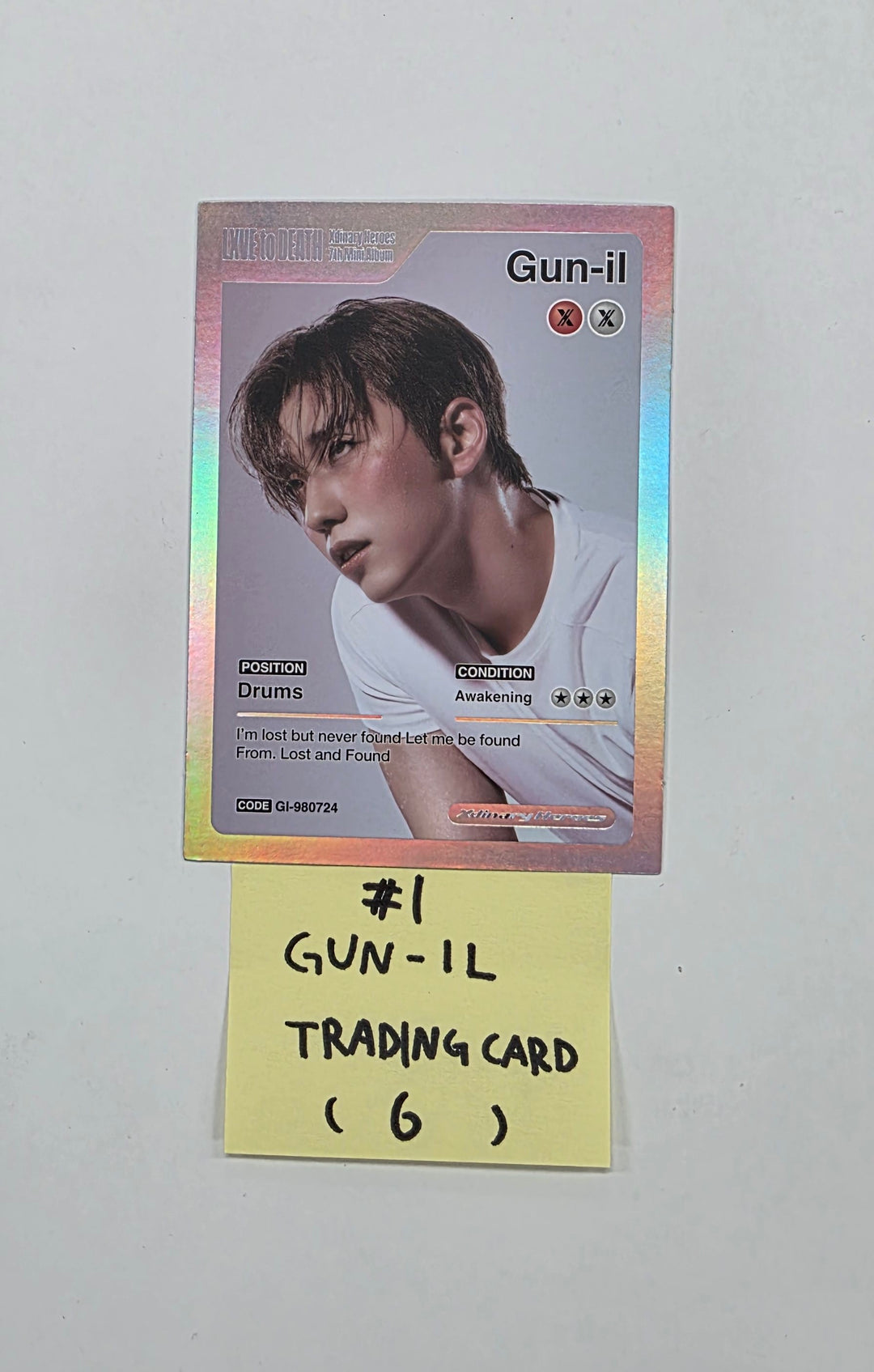 Xdinary Heroes "LXVE to DEATH" - Official Photocard (1) [25.10.31]