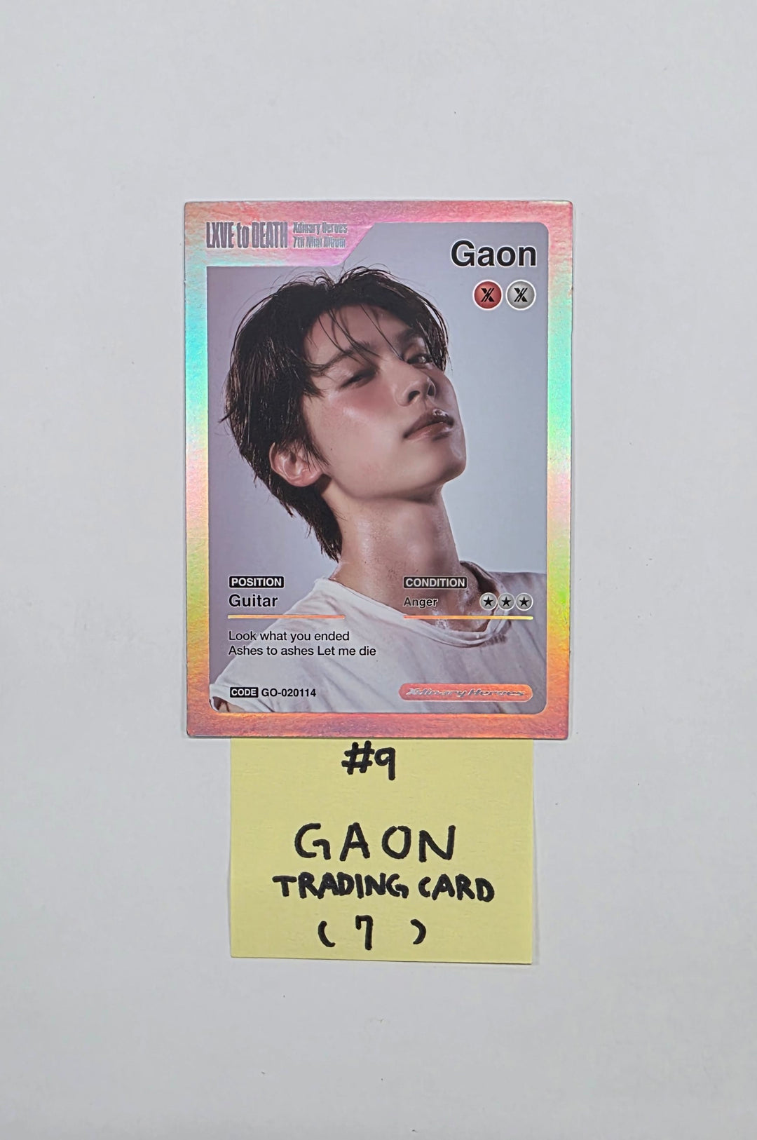 Xdinary Heroes "LXVE to DEATH" - Official Photocard (1) [25.10.31]