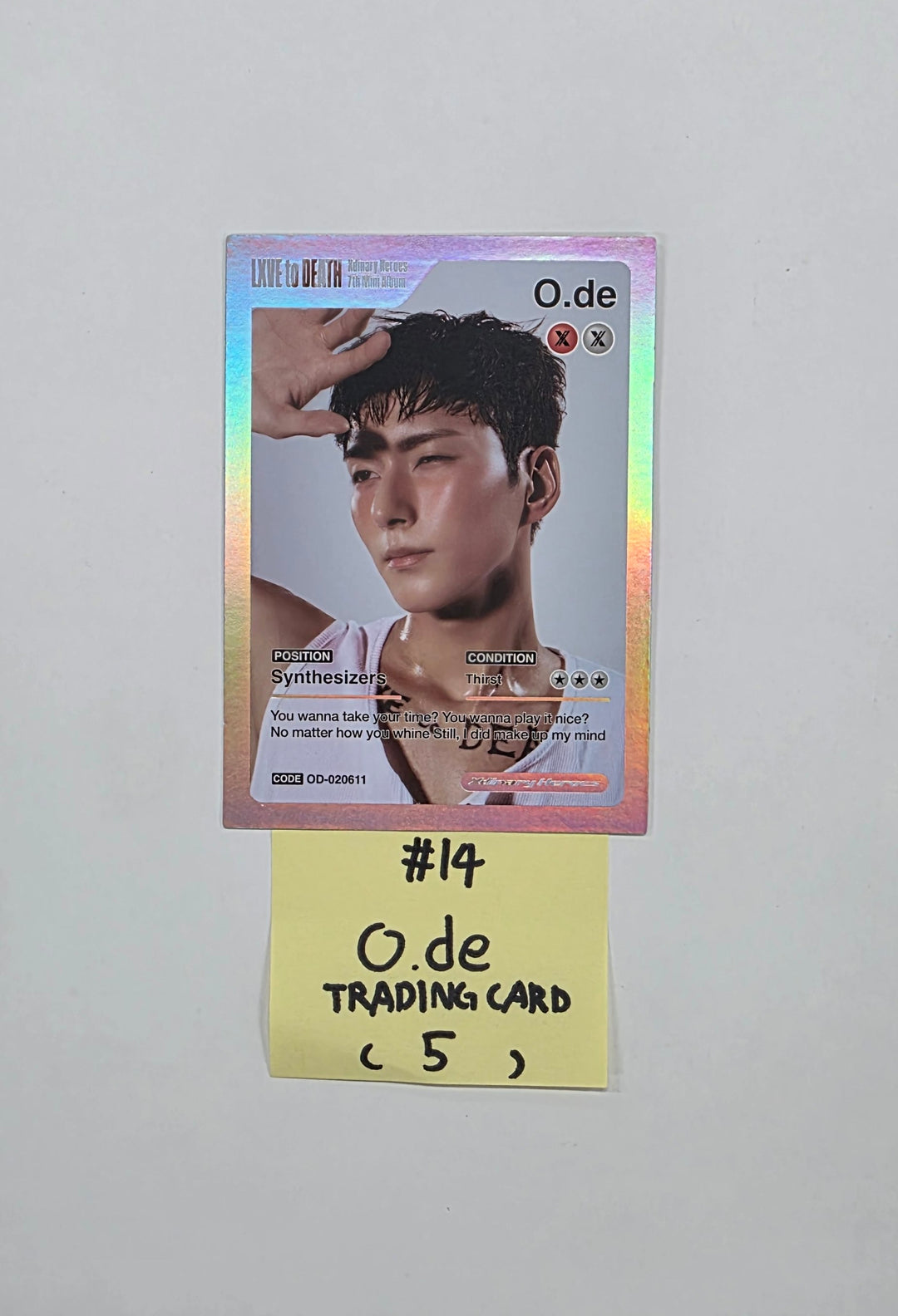 Xdinary Heroes "LXVE to DEATH" - Official Photocard (1) [25.10.31]