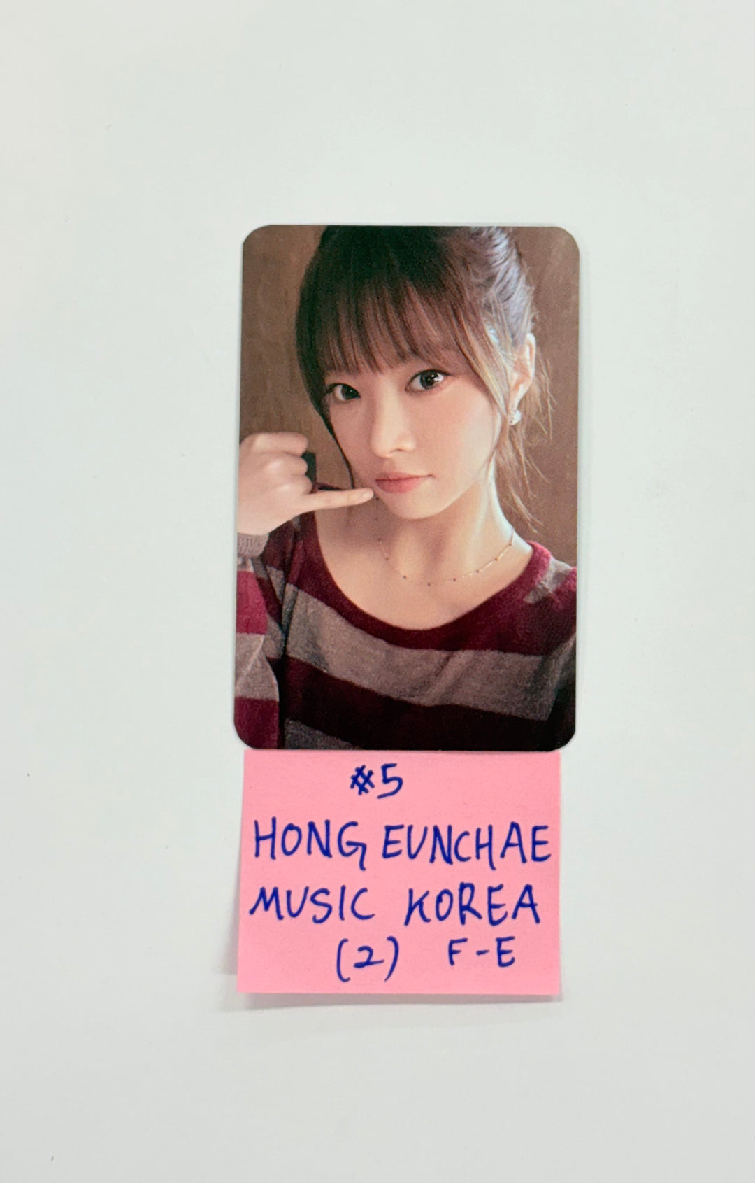 Le Sserafim "SPAGHETTI" - Music Korea Fansign Event Photocard [25.11.03]